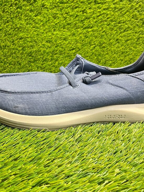 Kuru Draft Rento Mens Size 11.5 Blue Beige Classic Outdoor Walking Slip-On Shoes main image 6